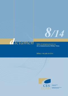 Dictamen 8/14 sobre el Anteproyecto de Ley de la Administración Pública Vasca.